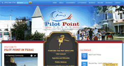 Desktop Screenshot of cityofpilotpoint.org